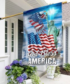 God Bless America, American Eagle US Flag TPT47F