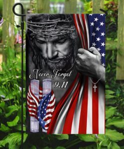 god bless america 911 flagwix™ god jesus never forget september 11th american flag trl1198f 2777
