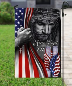 god bless america 911 flagwix™ god jesus never forget september 11th american flag trl1198f 3697