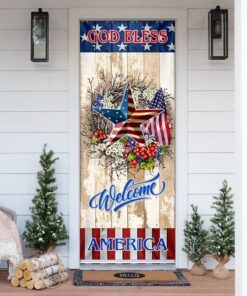 god bless america door cover 5302