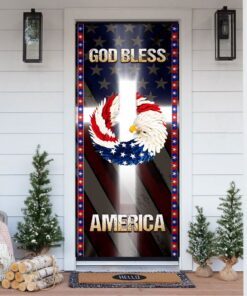 God Bless America Door Cover