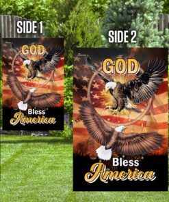 god bless america eagle dreamcatcher flag 2272