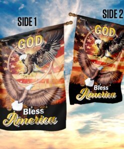 god bless america eagle dreamcatcher flag 2855