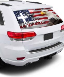 god bless america eagle rear window decal mbh69cd 2657