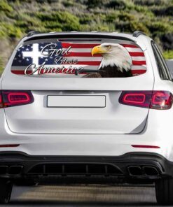 god bless america eagle rear window decal mbh69cd 4761