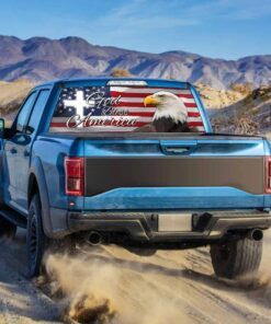 god bless america eagle rear window decal mbh69cd 8675
