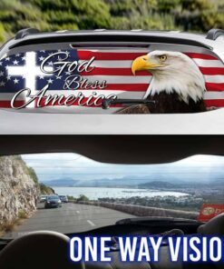 god bless america eagle rear window decal mbh69cd 8819