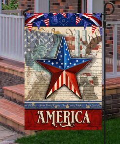 god bless america flag star ntb423f 2426