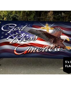 god bless america grommet flag mlh2313gf 4963