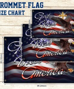 god bless america grommet flag mlh2313gf 7258