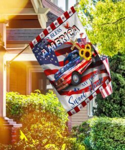 god bless america my home sweet home flag mlh1717f 5895