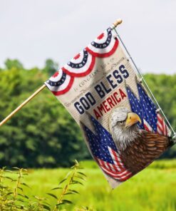 god bless america patriotic eagle independence day tqn1241f 3304