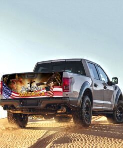 god bless america truck tailgate decal sticker wrap thb3197td 7624