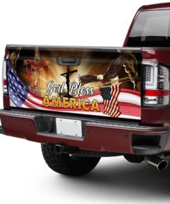 god bless america truck tailgate decal sticker wrap thb3197td 8991
