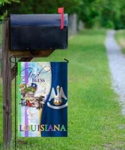 god bless louisiana flag 2304