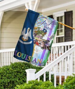 god bless louisiana flag 2472
