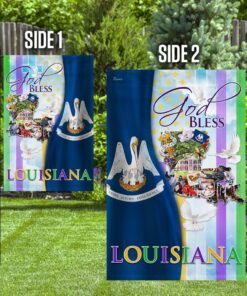 god bless louisiana flag 5569