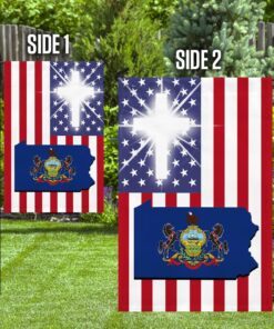 god bless pennsylvania flag 2367
