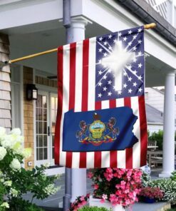God Bless Pennsylvania Flag