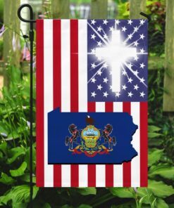 god bless pennsylvania flag 3997