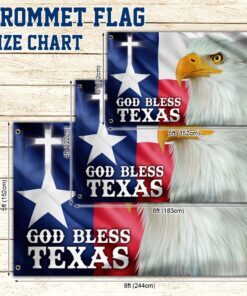 god bless texas eagle grommet flag tqn304gf 3311