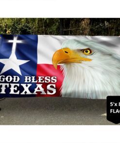 god bless texas eagle grommet flag tqn304gf 3416
