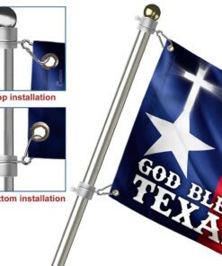 god bless texas eagle grommet flag tqn304gf 8082