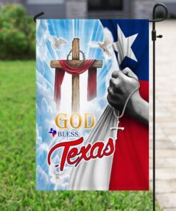 god bless texas strong faith flag 1247