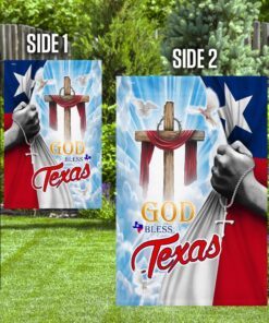 god bless texas strong faith flag 3621