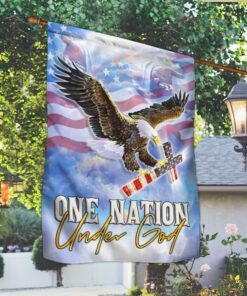 god eagle flag one nation under god mlh1869f 2083