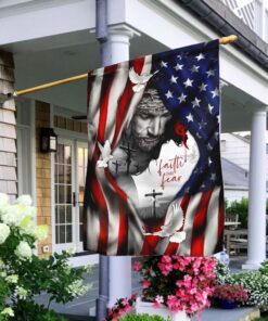 God Faith Over Fear Flag