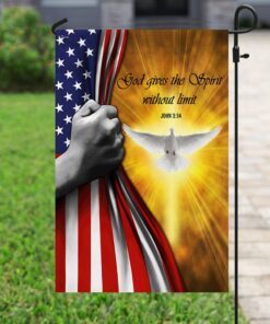 god gives the spirit without limit flag 7619