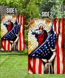 god jesus christian american flag 3367
