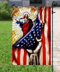 god jesus christian american flag 5948