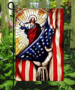 god jesus christian american flag 6861