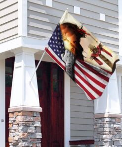god jesus christian cross faith american flag 7864
