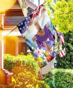 god jesus christian easter flag 2133
