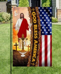 god jesus cross flag god bless america flag mlh2112f 1609