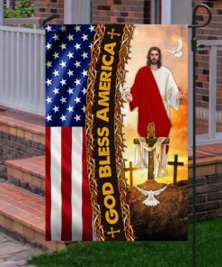 god jesus cross flag god bless america flag mlh2112f 6930