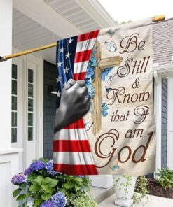 God Jesus Flag Be Still And Know That I Am God LHA1847F