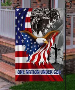 god jesus flag one nation under god american eagle mlh1967f 5899