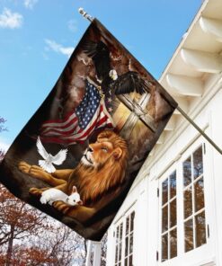 god lion american eagle flag 3767