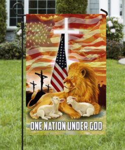 god lion of jesus flag one nation under god lnh039f 3964