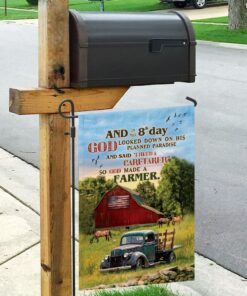god made a farmer flag 3248