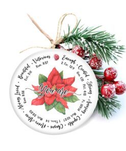 god say you are circle ceramic ornament lnt624o 5975