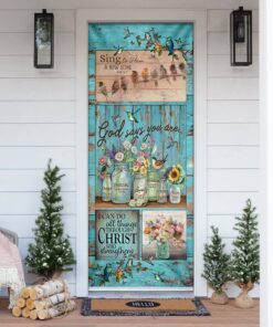 God Says You Are Hummingbird Door Cover