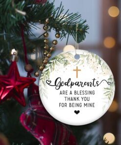 godparents ornament godparents are a blessing thank you for being mine ornament mln600o 3275