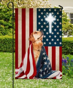 golden retriever american cloak flag lha1965fv5 3576