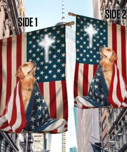 golden retriever american cloak flag lha1965fv5 7976