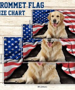 golden retriever american patriot american flag thh2903gfv12 4693